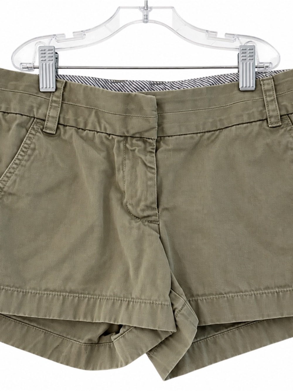 J.Crew Broken-In Chino Shorts Olive Khaki Women’s Size 2